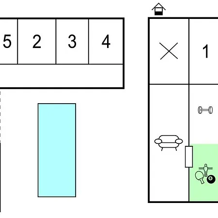 12 With Outdoor Swimmingpool Дом отдыха